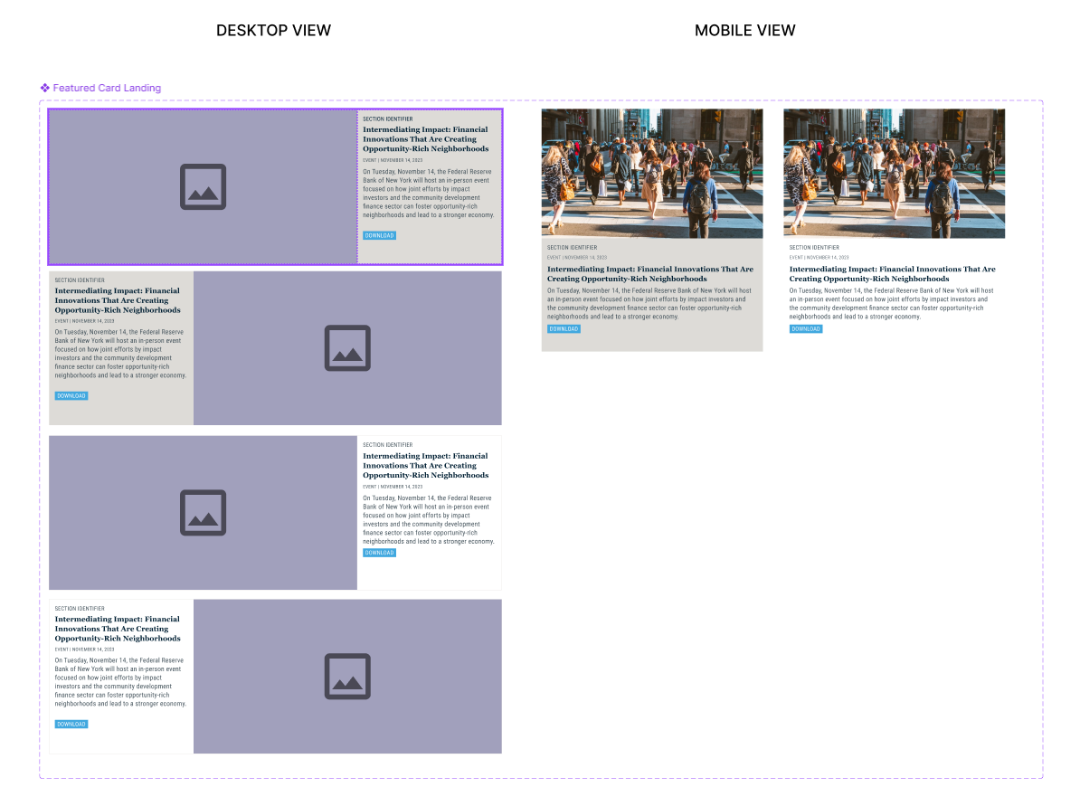 Design system reusable product patterns screen grab